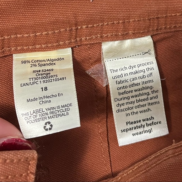 Time and Tru Women's Utility Slim Straight Legs Pants - Picture 4 of 4